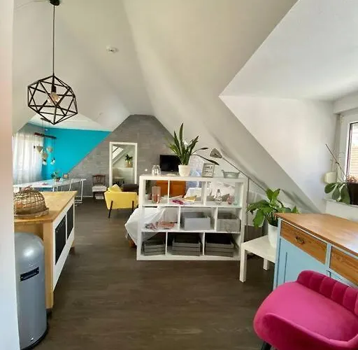 Light Flow Stylish Attic House. M. Balcony